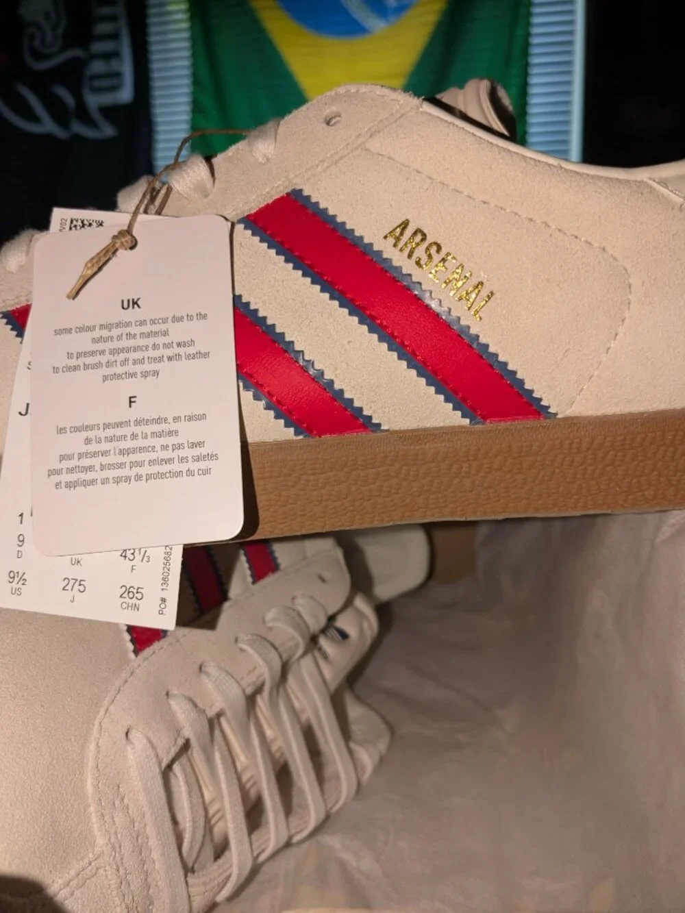 adidas Gazelle Arsenal Terrace Icons Shoes